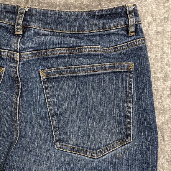 Talbots (Old Tag) Mini Bootcut Jeans Women Size 10 Inseam 30" High-Rise Stretch‎ - Picture 8 of 12